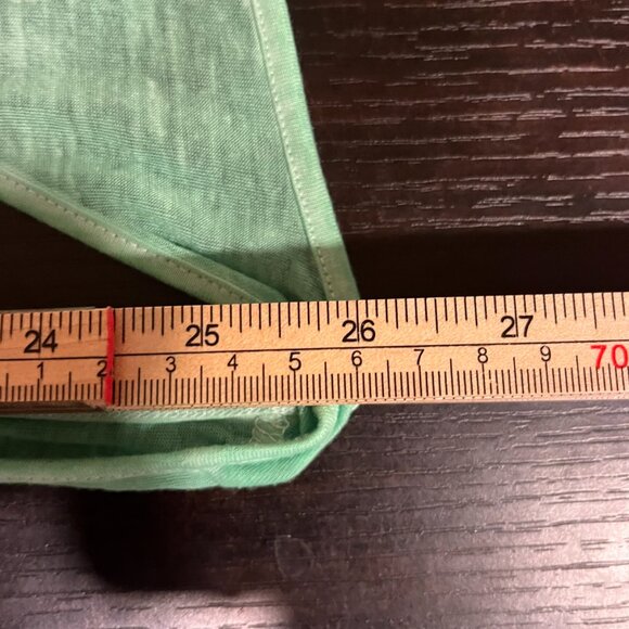 Suzzi i Women's Key West Pineapple Soft Sheer Tank Top Size Medium Teal - Picture 7 of 8